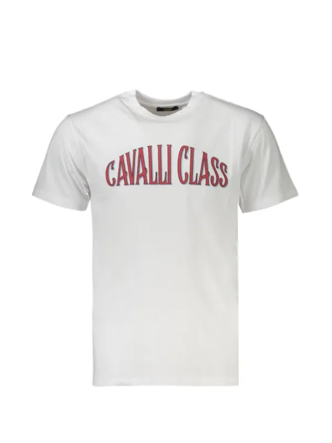 Cavalli Class logo-print crew-neck t-shirt