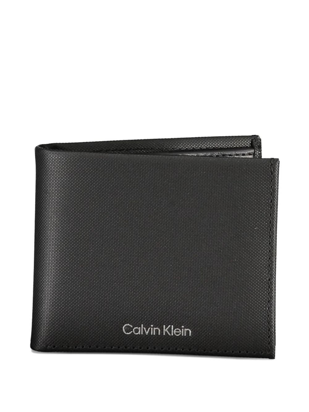 Calvin Klein logo-print bifold wallet - Schwarz
