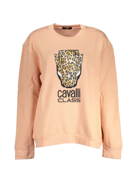 Cavalli Class leopard-print sweater