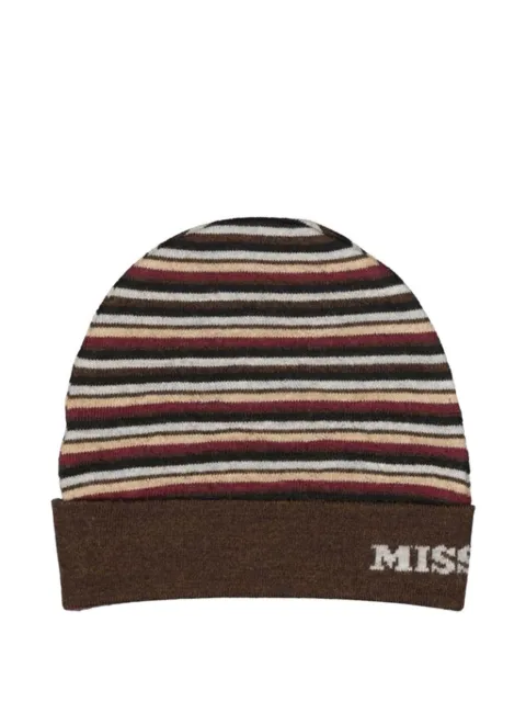Missoni striped beanie hat