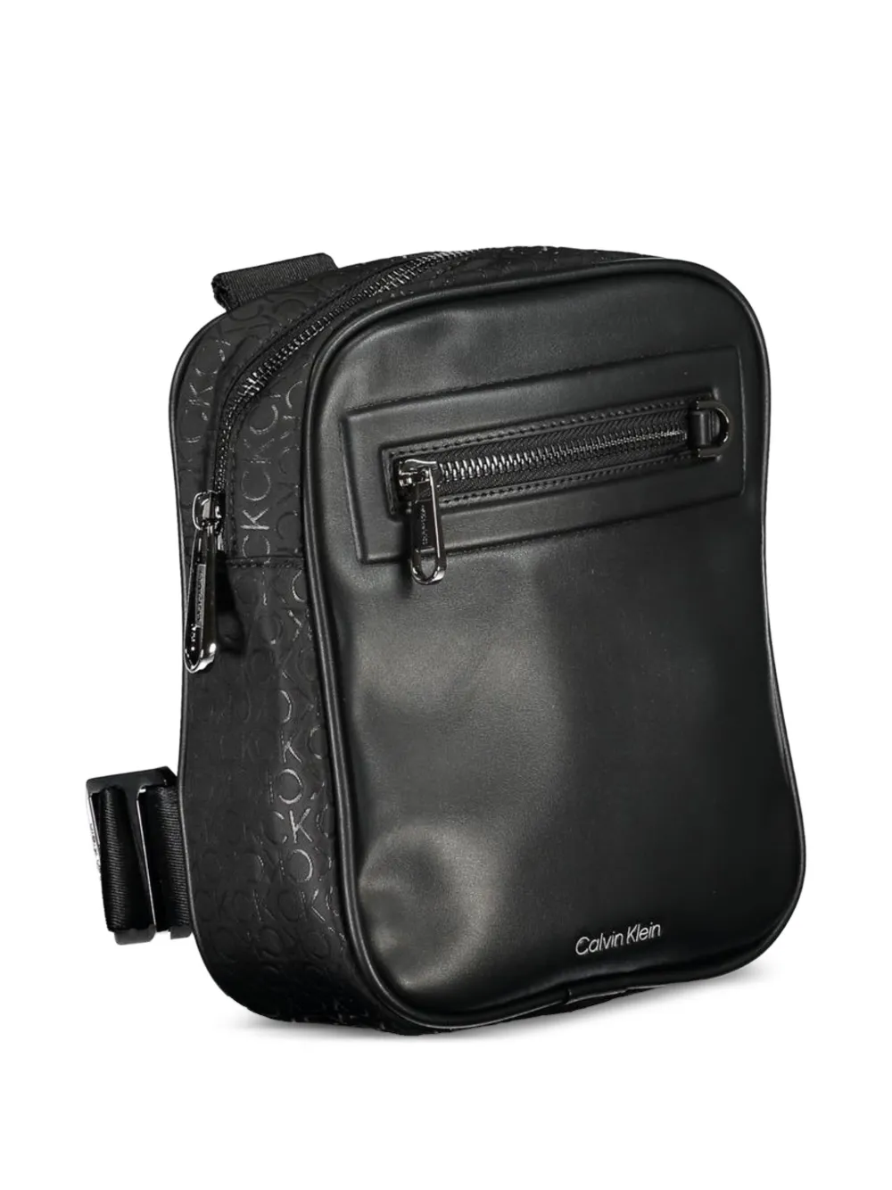 Calvin Klein Messengertas met logodetail Zwart