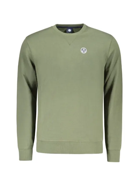North Sails logo-patch crew-neck sweatshirt