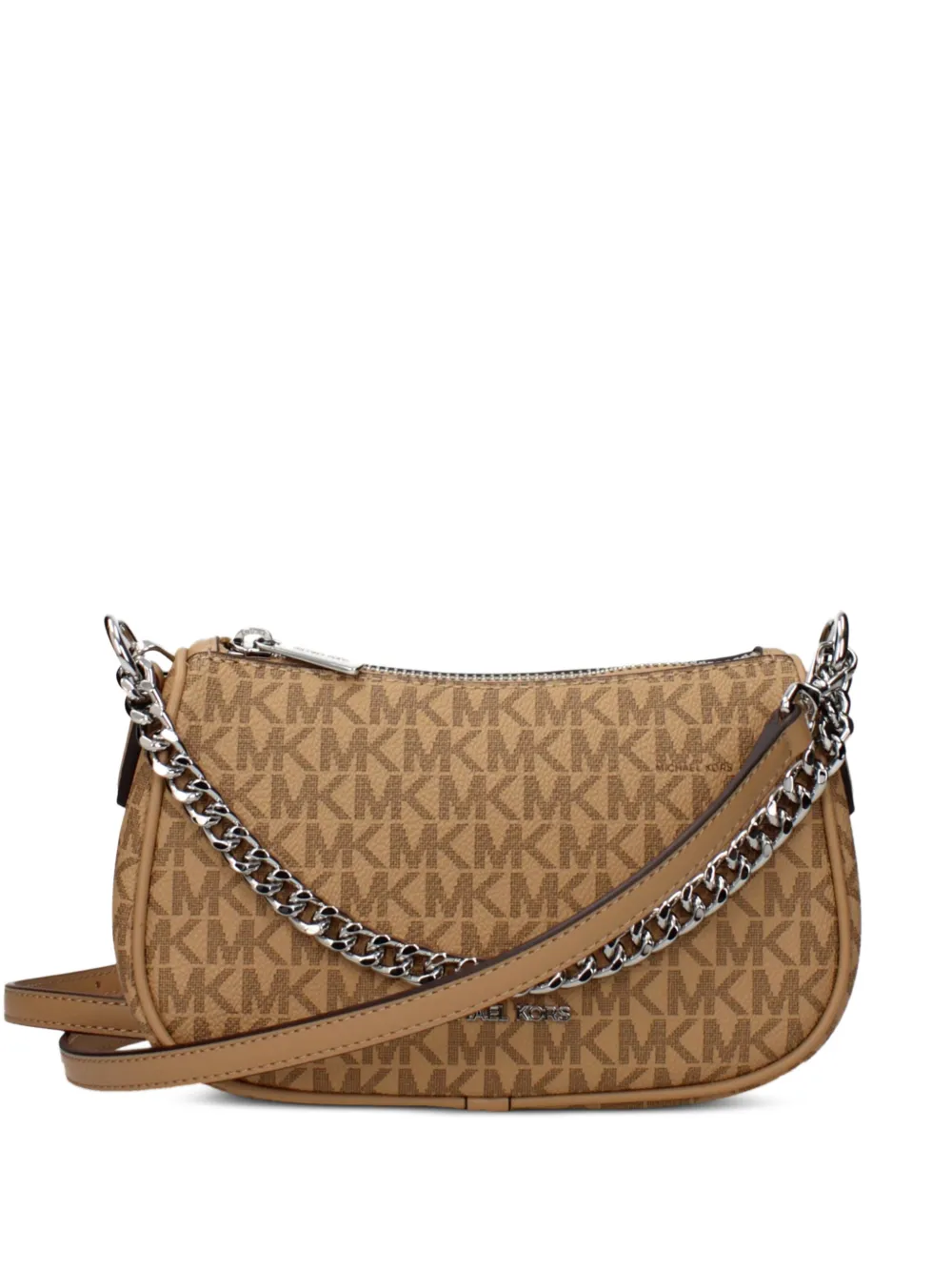 Michael Kors monogram-pattern chain-link tote bag - Toni neutri