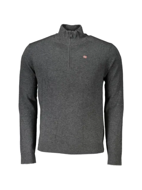 Napapijri half-zip cotton sweatshirt