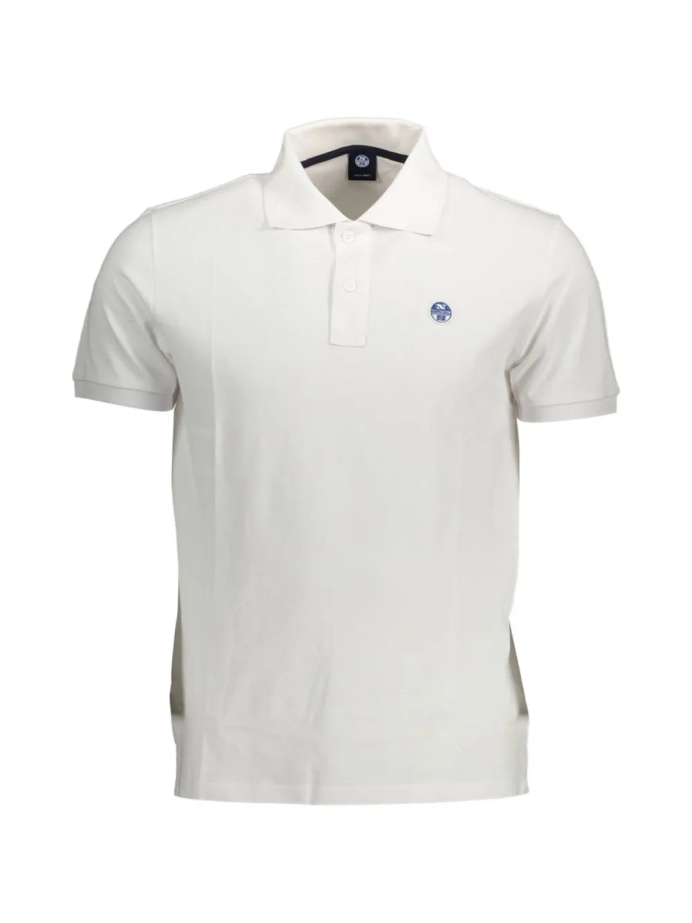 North Sails logo-embroidered polo shirt - Bianco