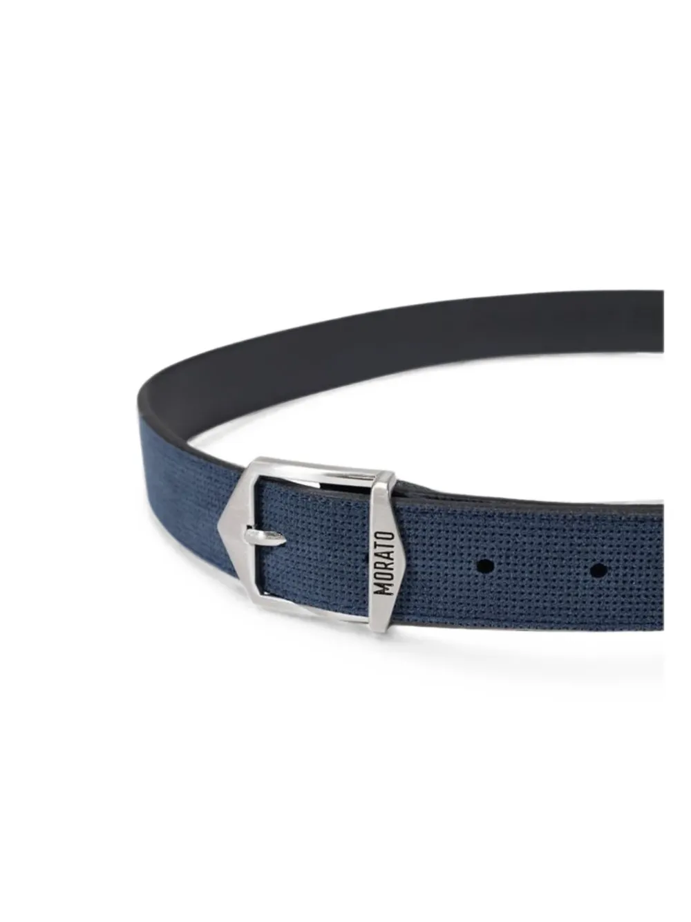 Antony Morato Geperforeerde leren riem Blauw