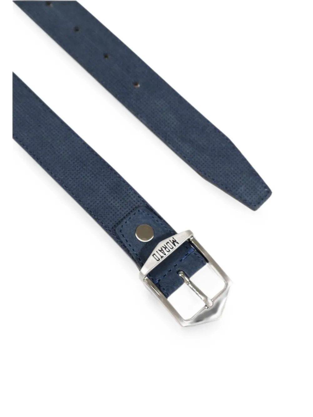 Antony Morato Geperforeerde leren riem Blauw