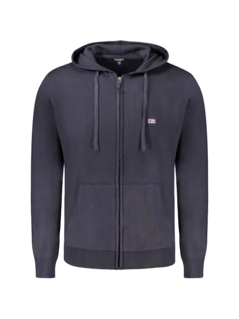 NORWAY 1963 zip-up cotton sweatshirt