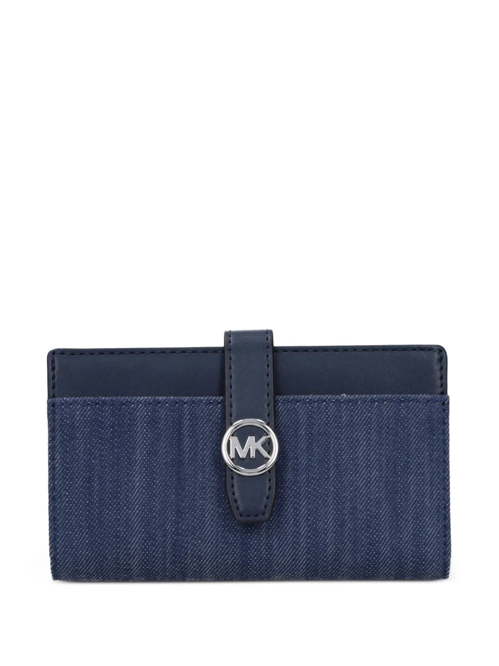 Michael Kors Greenwich denim wallet - Blu