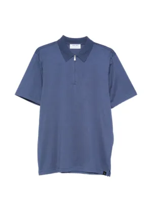 Gran Sasso ジップ ポロシャツ | ブルー | FARFETCH JP
