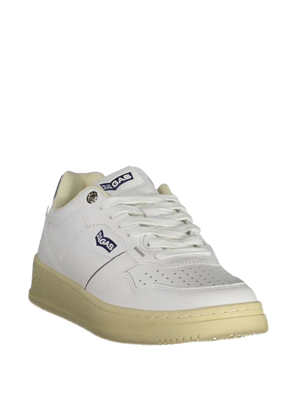 Gast geperforeerde sneakers met veter Wit