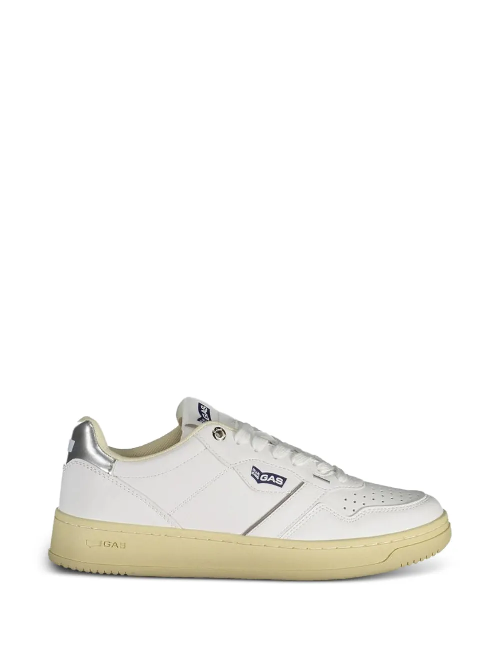 Gast geperforeerde sneakers met veter Wit