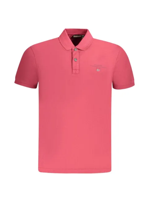 Napapijri logo-embroidered polo shirt