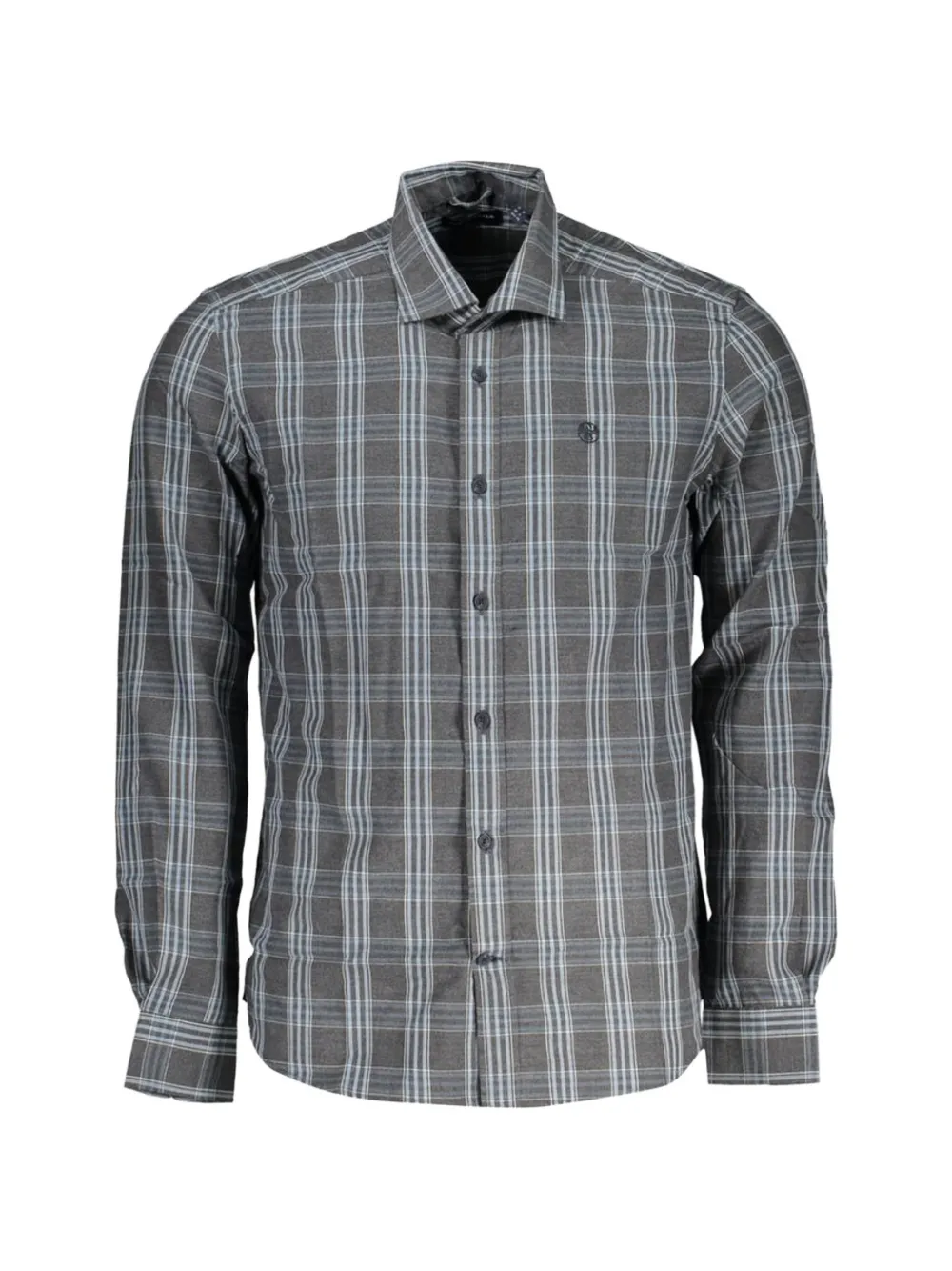 North Sails button-down checked shirt | Brown | Image 1