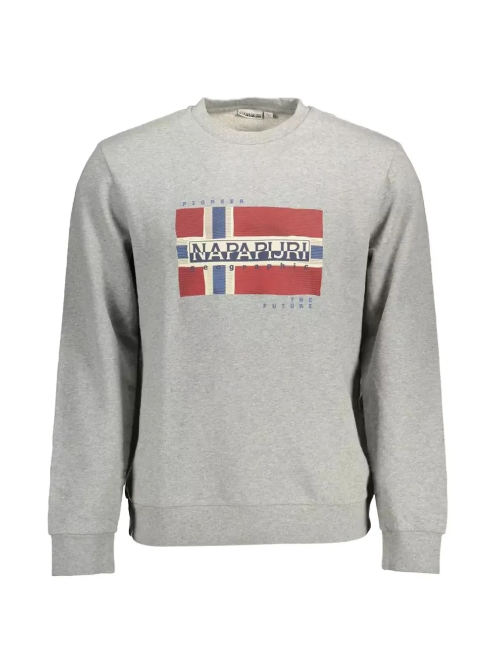 Napapijri flag-print sweater - Grigio