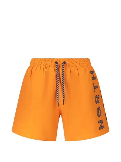 North Sails logo-print drawstring swim shorts