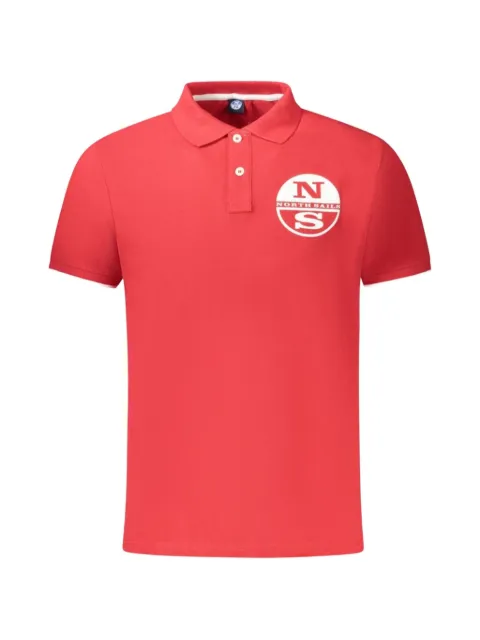 North Sails embroidered-logo pique polo shirt