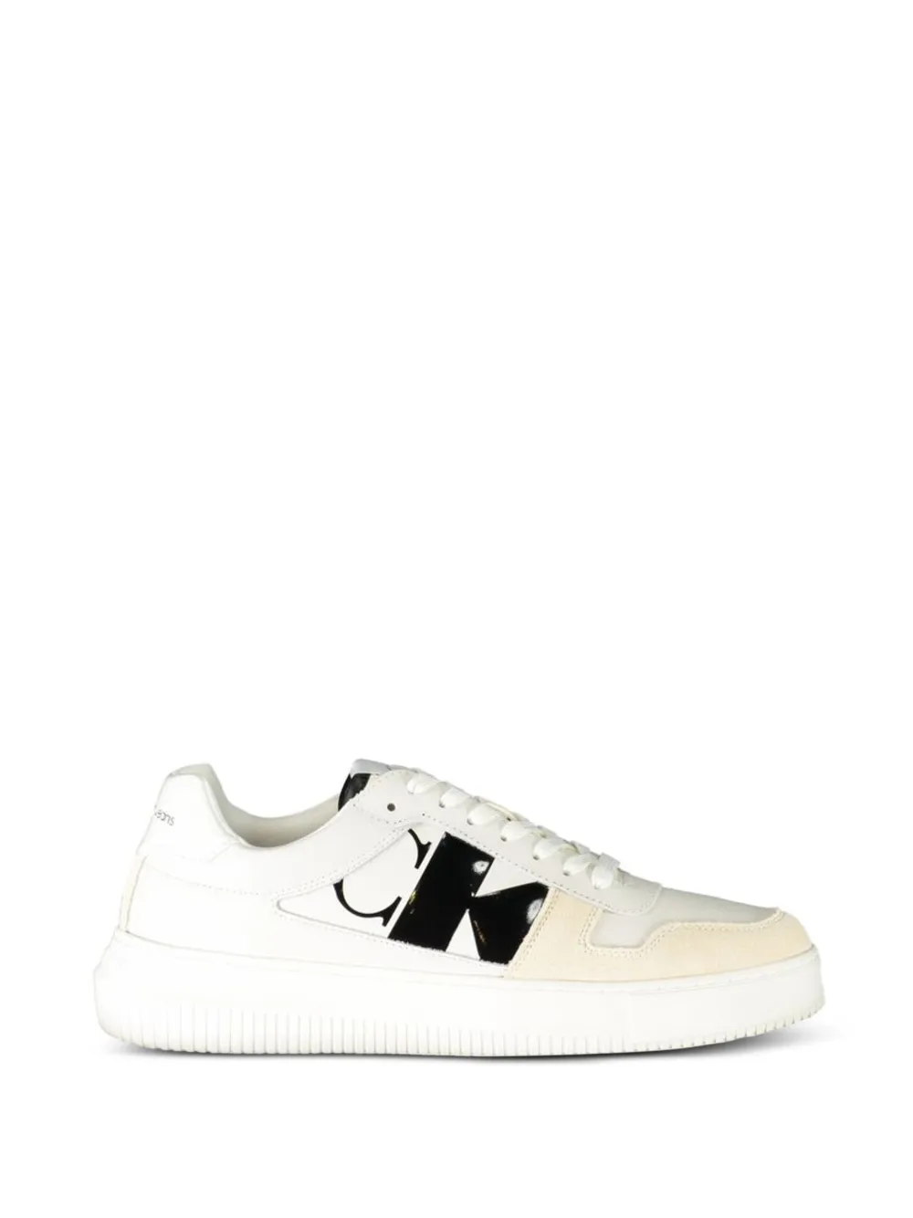 Calvin Klein Chunky Cupsole logo-appliqué sneakers - Bianco