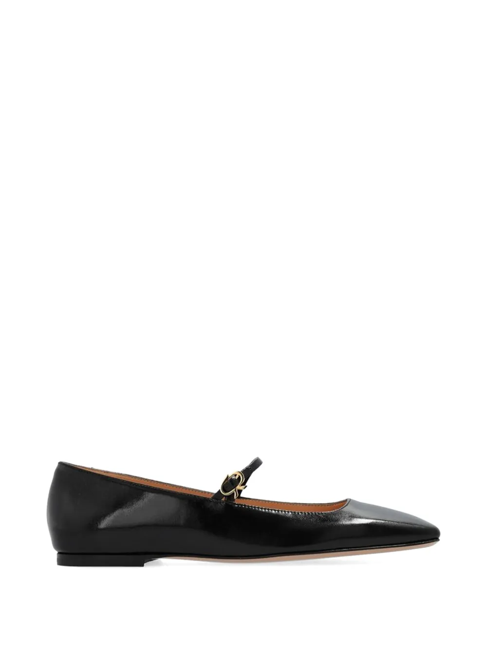 Gianvito Rossi Christina leather ballet flats - Nero