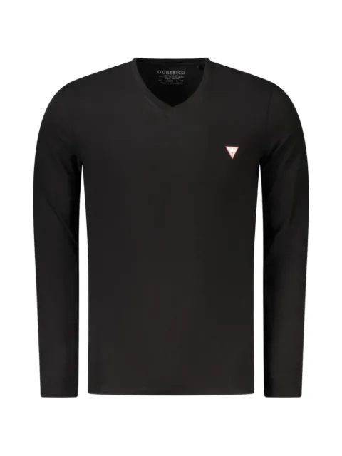 GUESS USA T-shirt med lange ærmer og V-hals