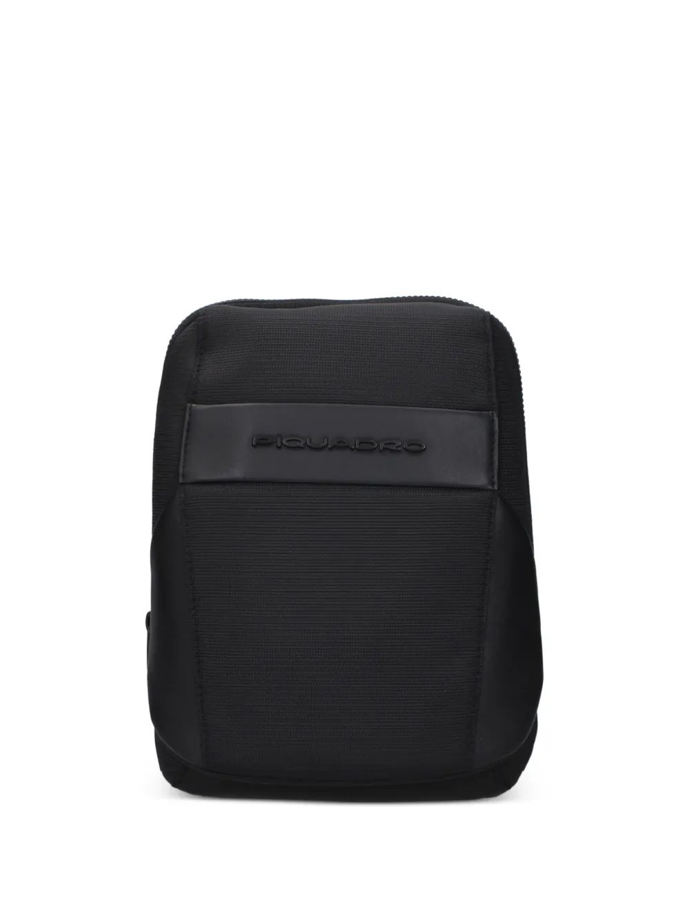 PIQUADRO logo-plaque messenger bag - Schwarz