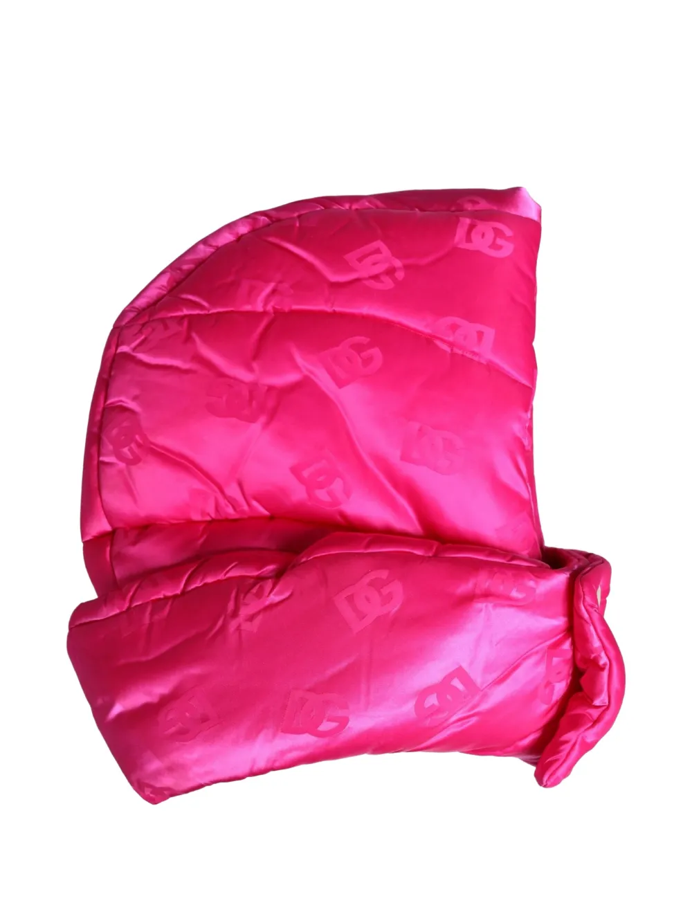 Dolce & Gabbana logo-print quilted hat - Rosa