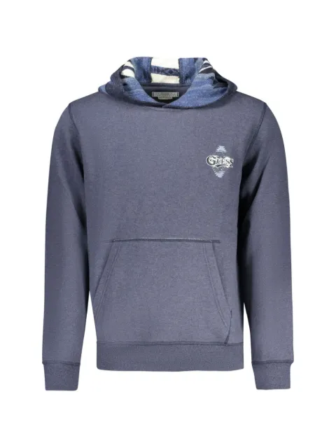 GUESS USA logo-embroidered hoodie