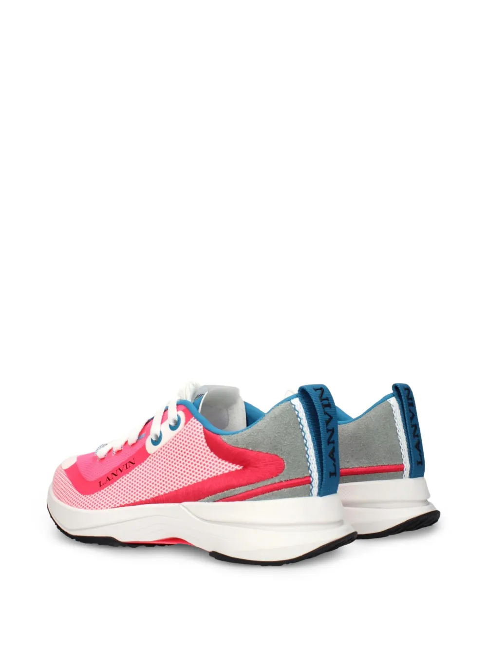 Lanvin mesh-panelled sneakers Roze
