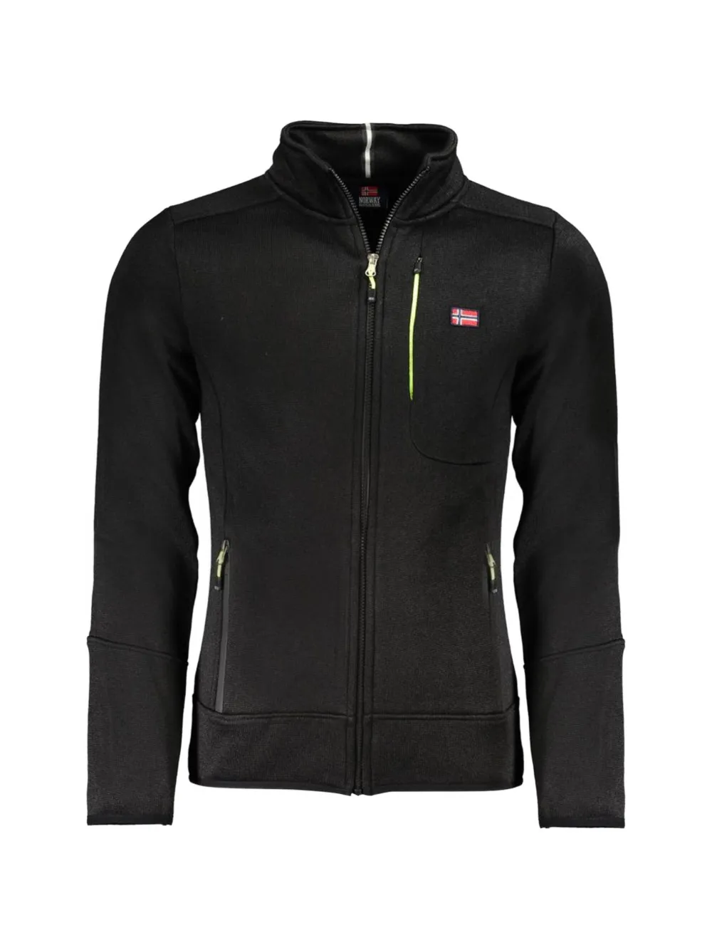 Norwegian Rain zip-up sweater - Nero