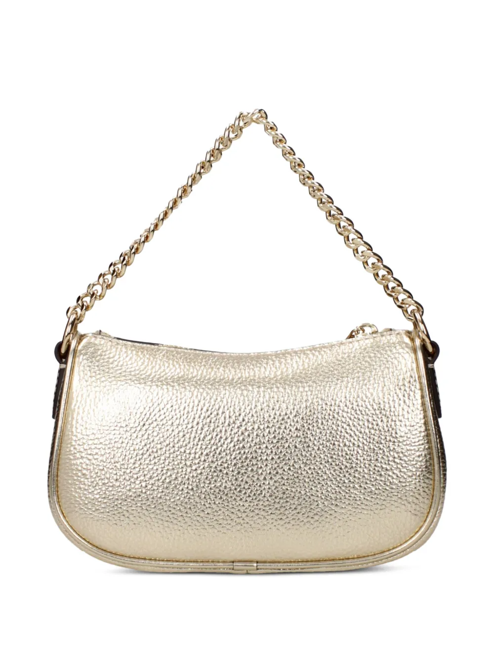 Michael Kors Metallic leren shopper Goud