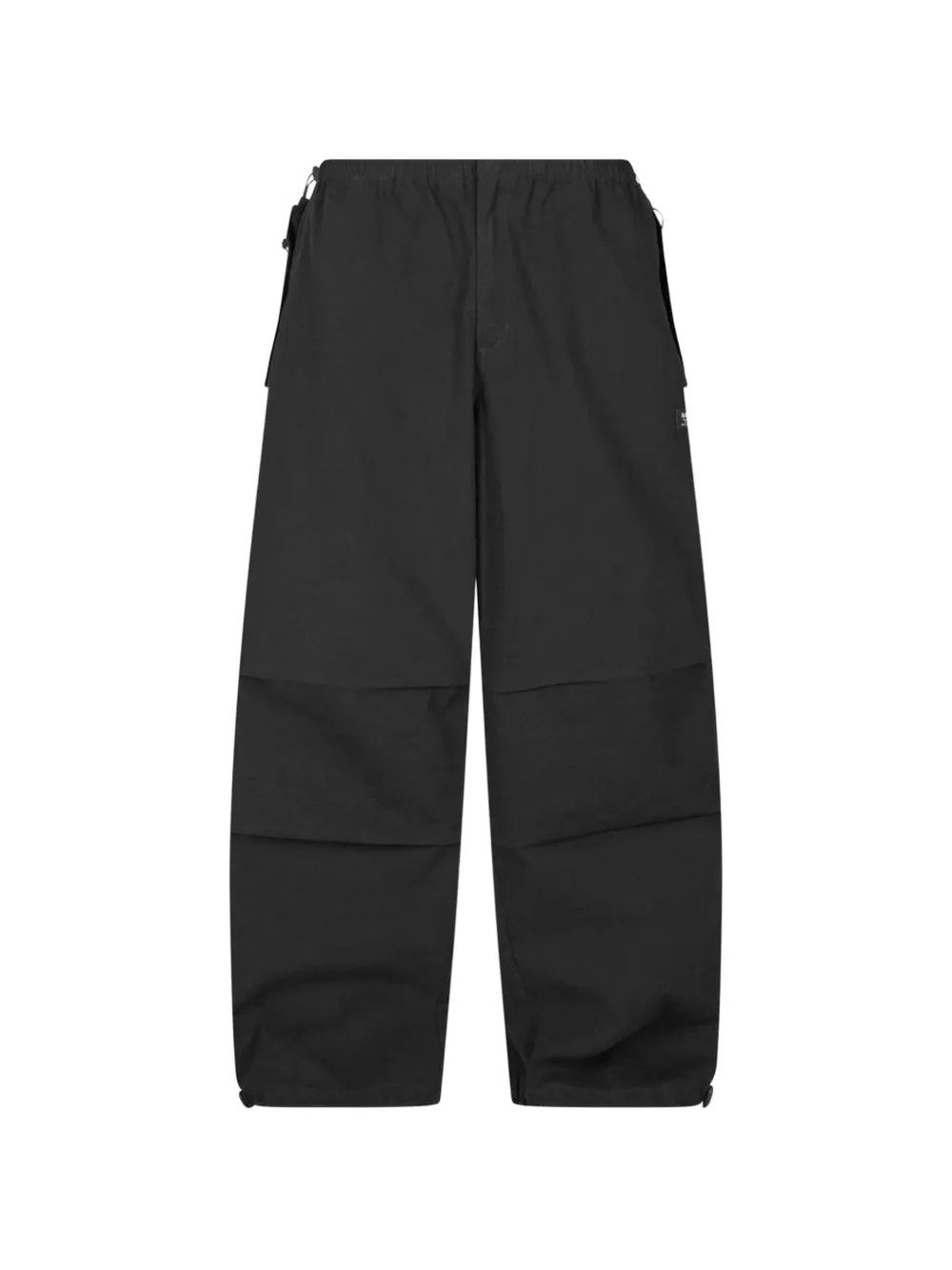 karl kani drawstring pleated trousers - Schwarz