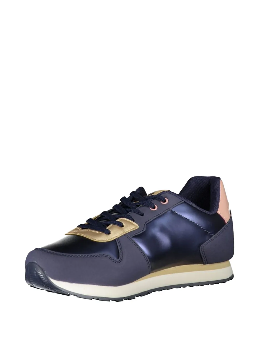 Polo Ralph Lauren logo-print lace-up sneakers Blauw