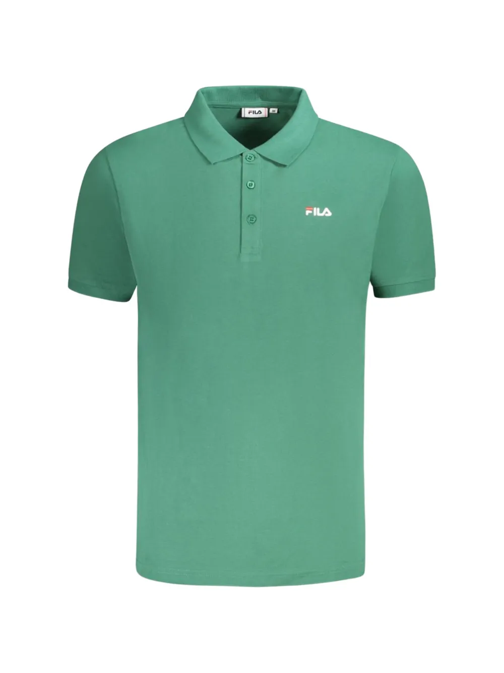 Fila logo-patch polo shirt - Verde