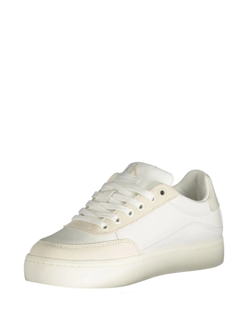 Calvin Klein monogram-detail sneakers Wit