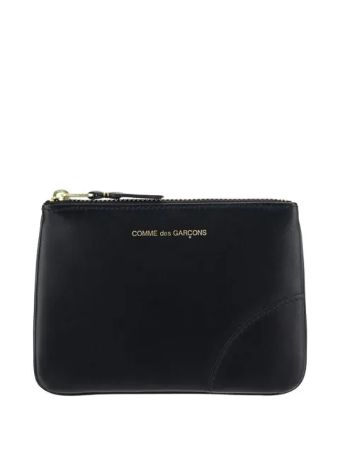 Comme Des Garçons Wallet logo-print leather coin purse