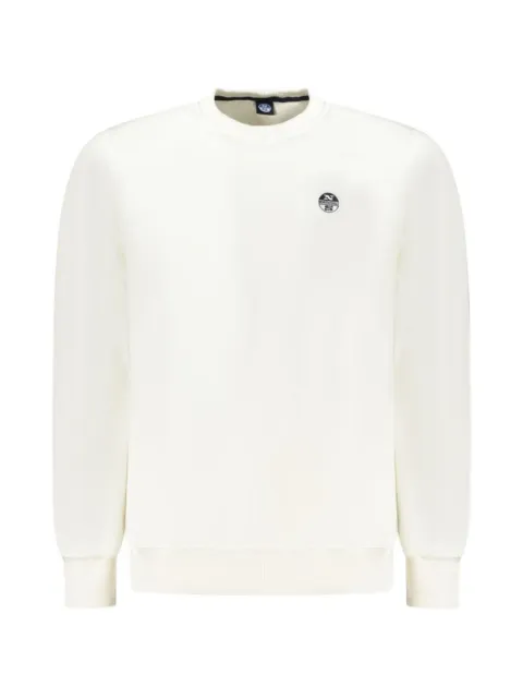 North Sails logo-patch crew-neck sweatshirt