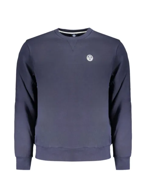North Sails logo-patch crew-neck sweater
