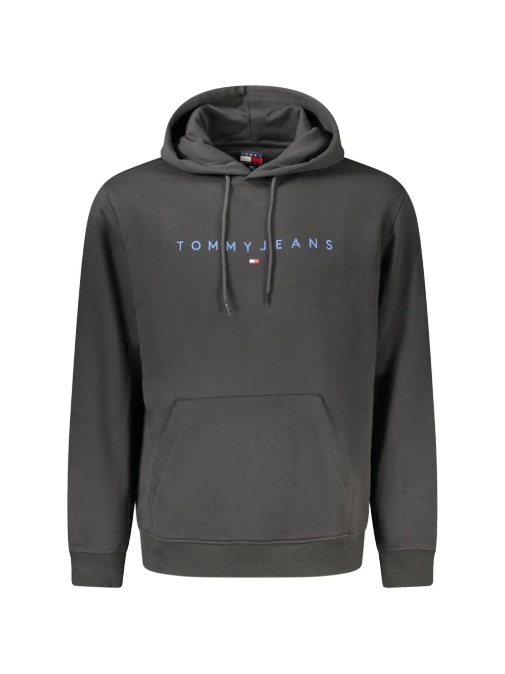 Tommy Hilfiger logo-print hoodie - Grigio