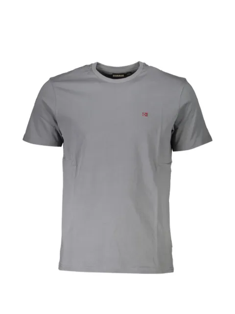 Napapijri embroidered crew-neck T-shirt