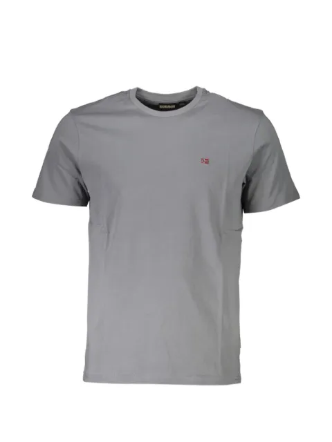 Napapijri embroidered crew-neck T-shirt