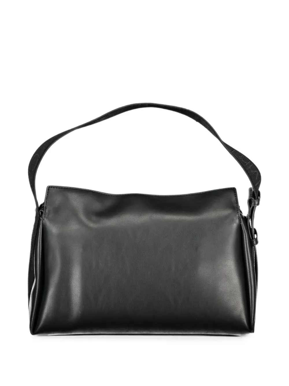 Calvin Klein Logo-jacquard Satchel Tote Bag in Black, view 2