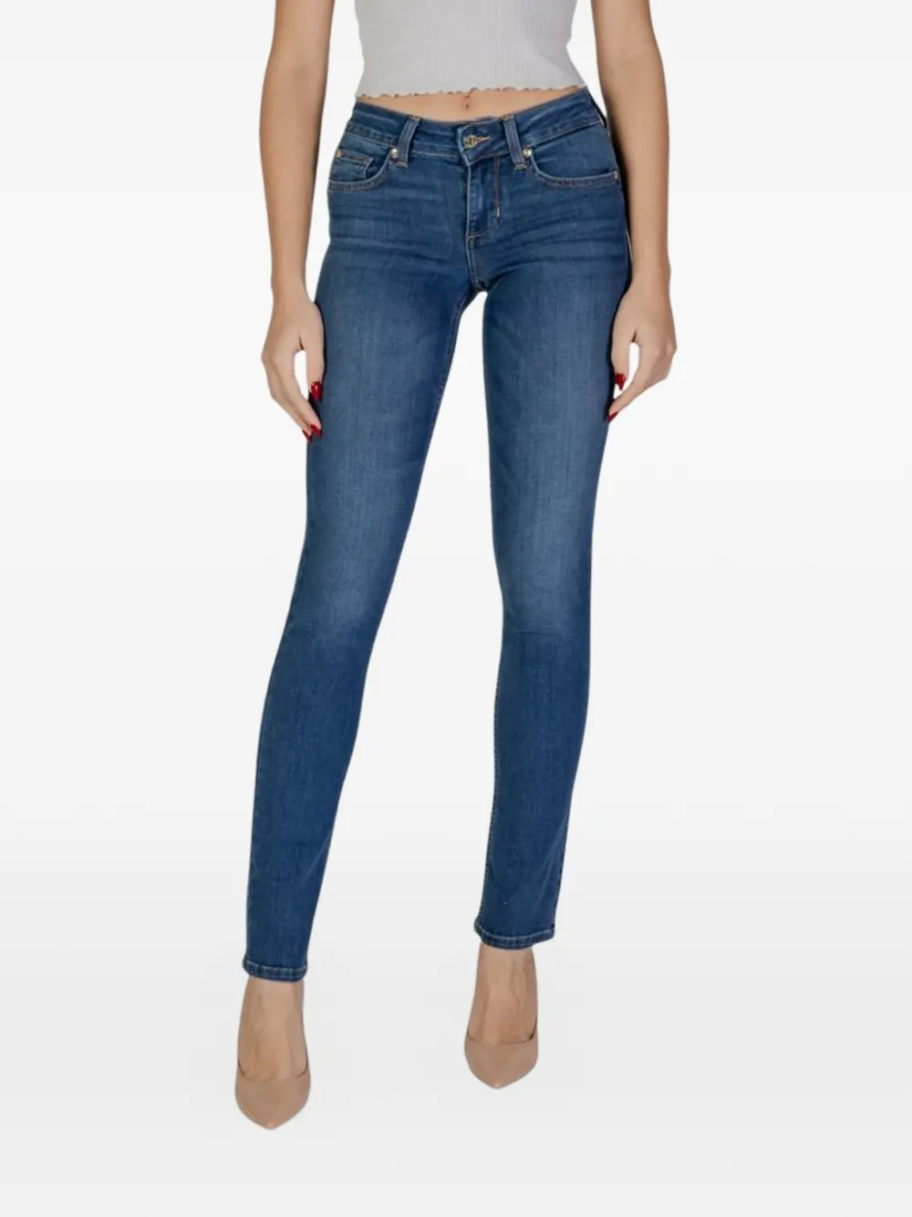 LIU JO five-pockets skinny jeans - Blu