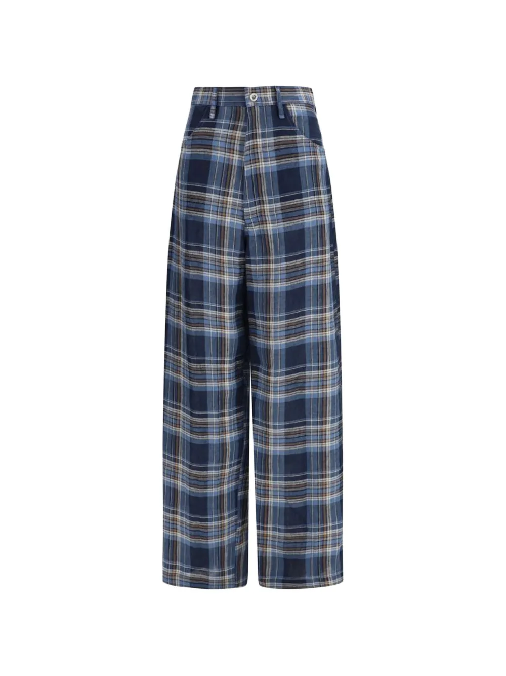 MARBELL check-pattern trousers - Blu