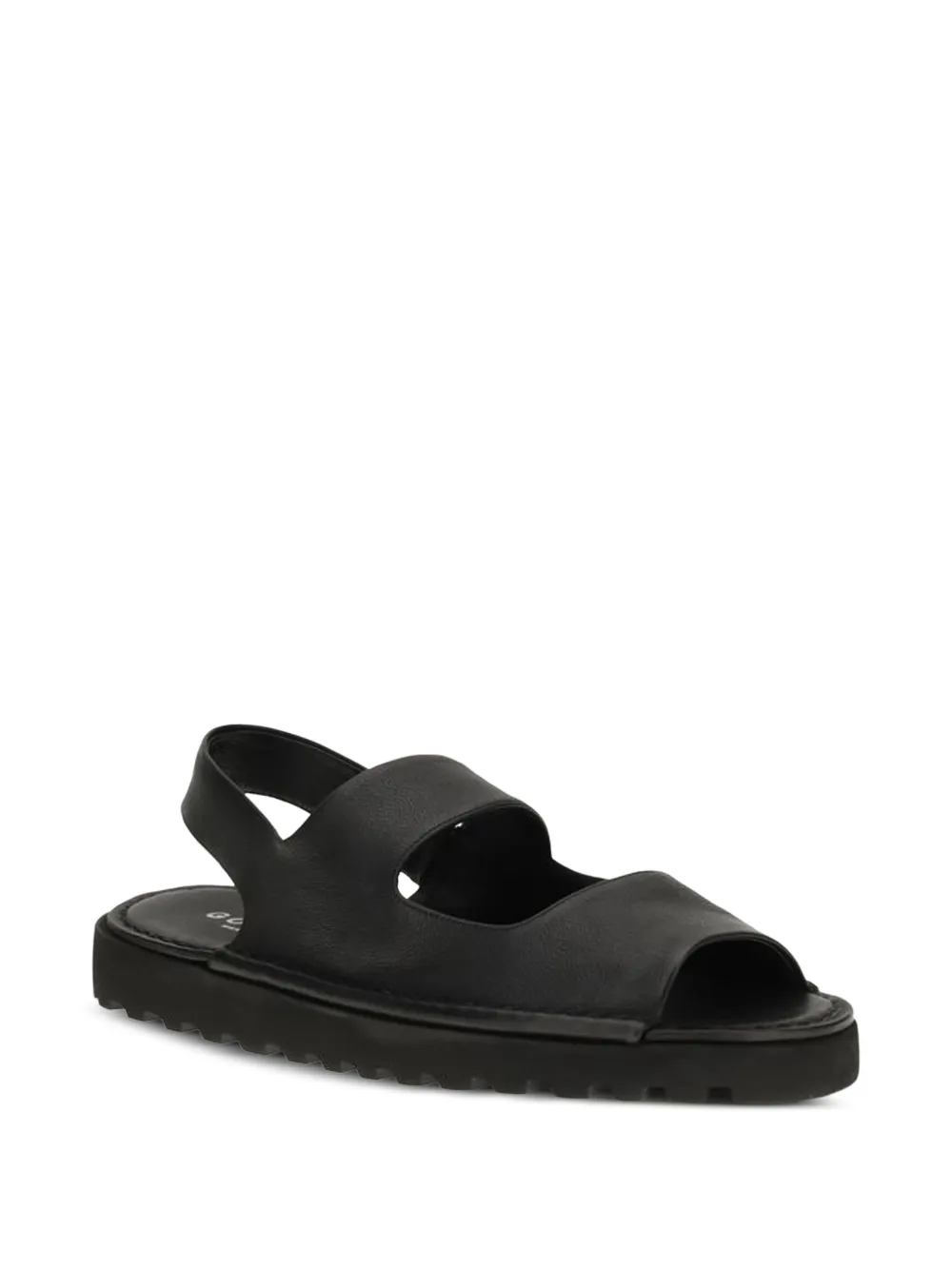 Marsèll leather sandals Zwart