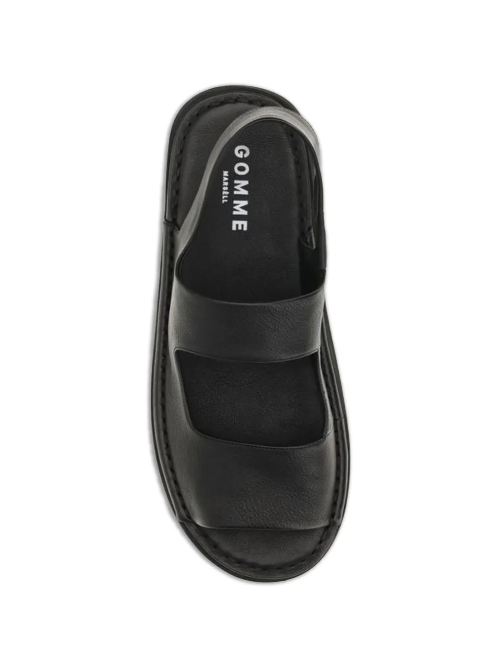 Marsèll leather sandals Zwart