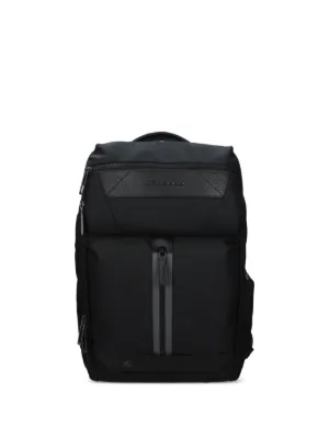 Agnès b. logo-plaque zip-around Backpack | Black | FARFETCH