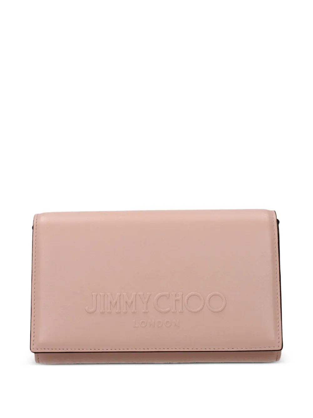 Jimmy Choo Avenue embossed crossbody-bag - Rosa