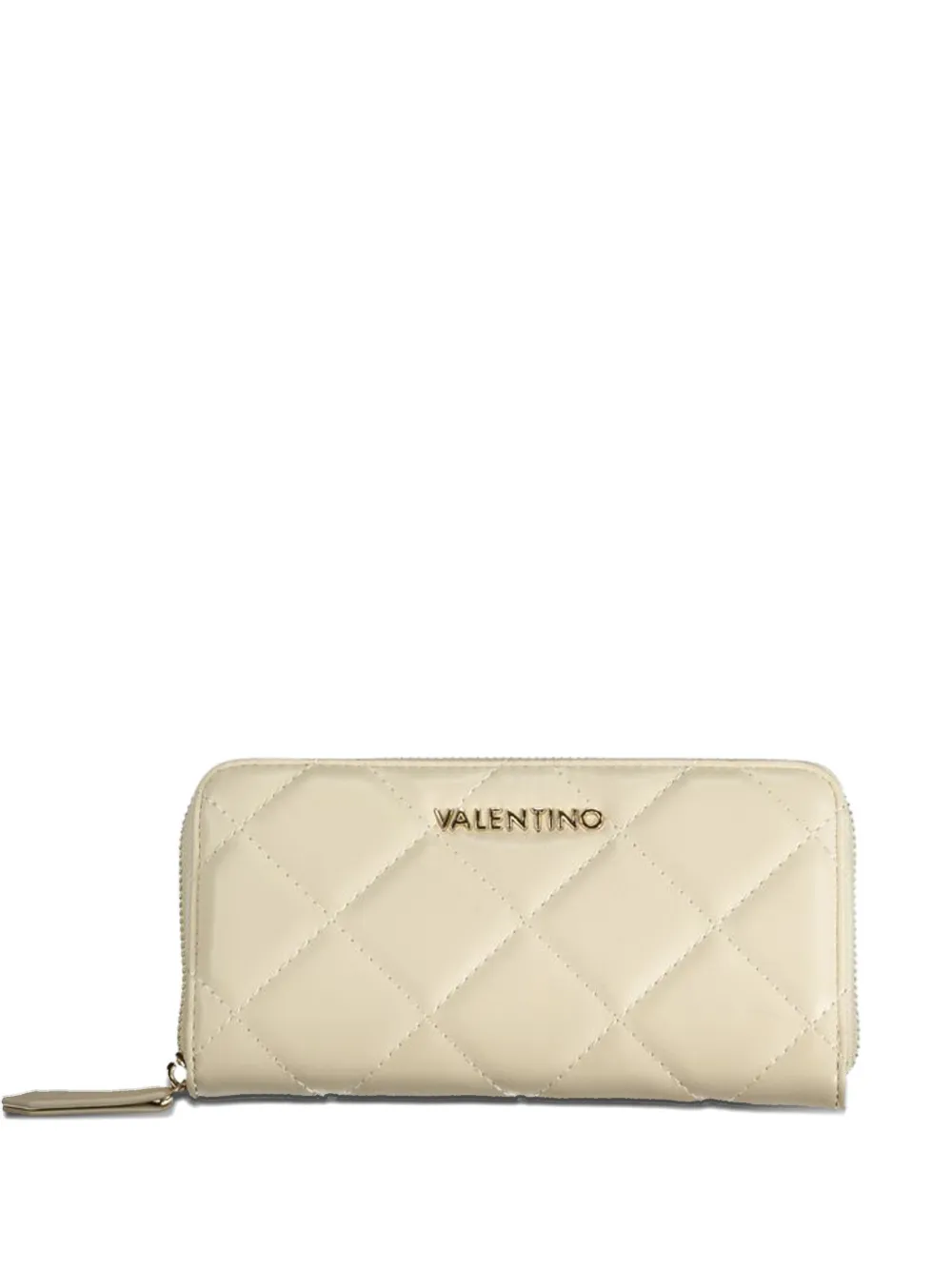 MARIO VALENTINO quilted wallet - Toni neutri