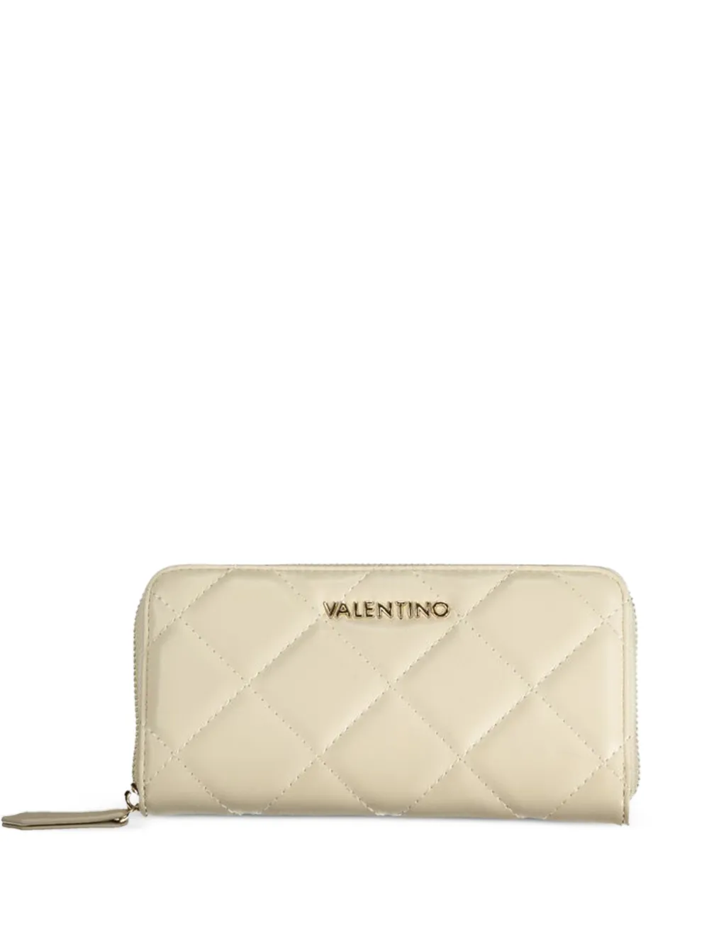 MARIO VALENTINO quilted wallet - Toni neutri