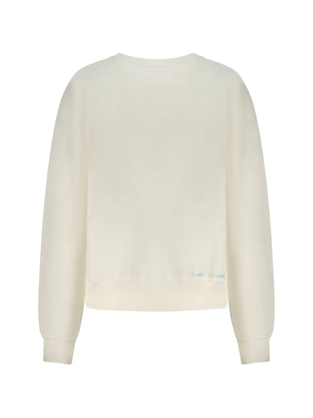 North Sails Katoenen sweater met logopatch Beige